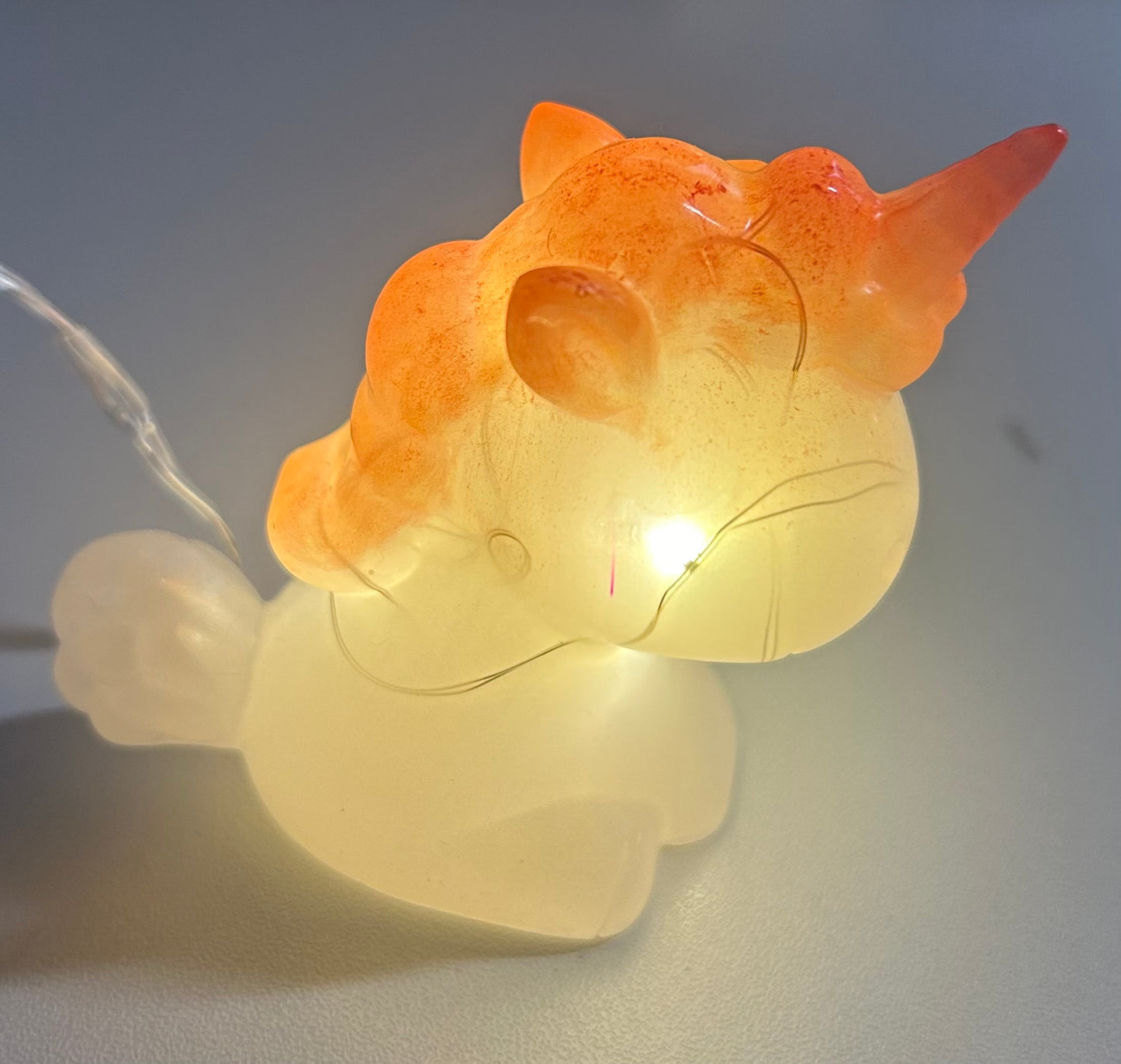 Einhorn beleuchtet