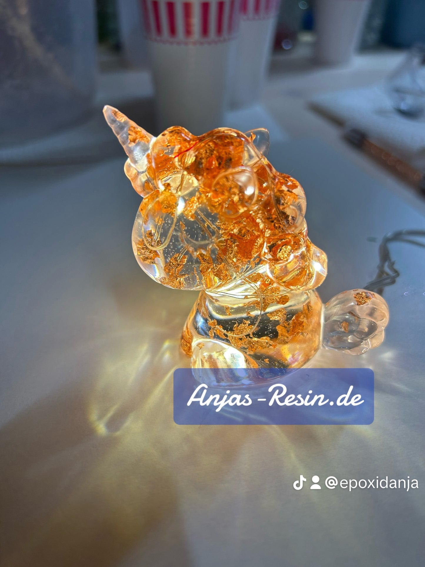 Einhorn beleuchtet