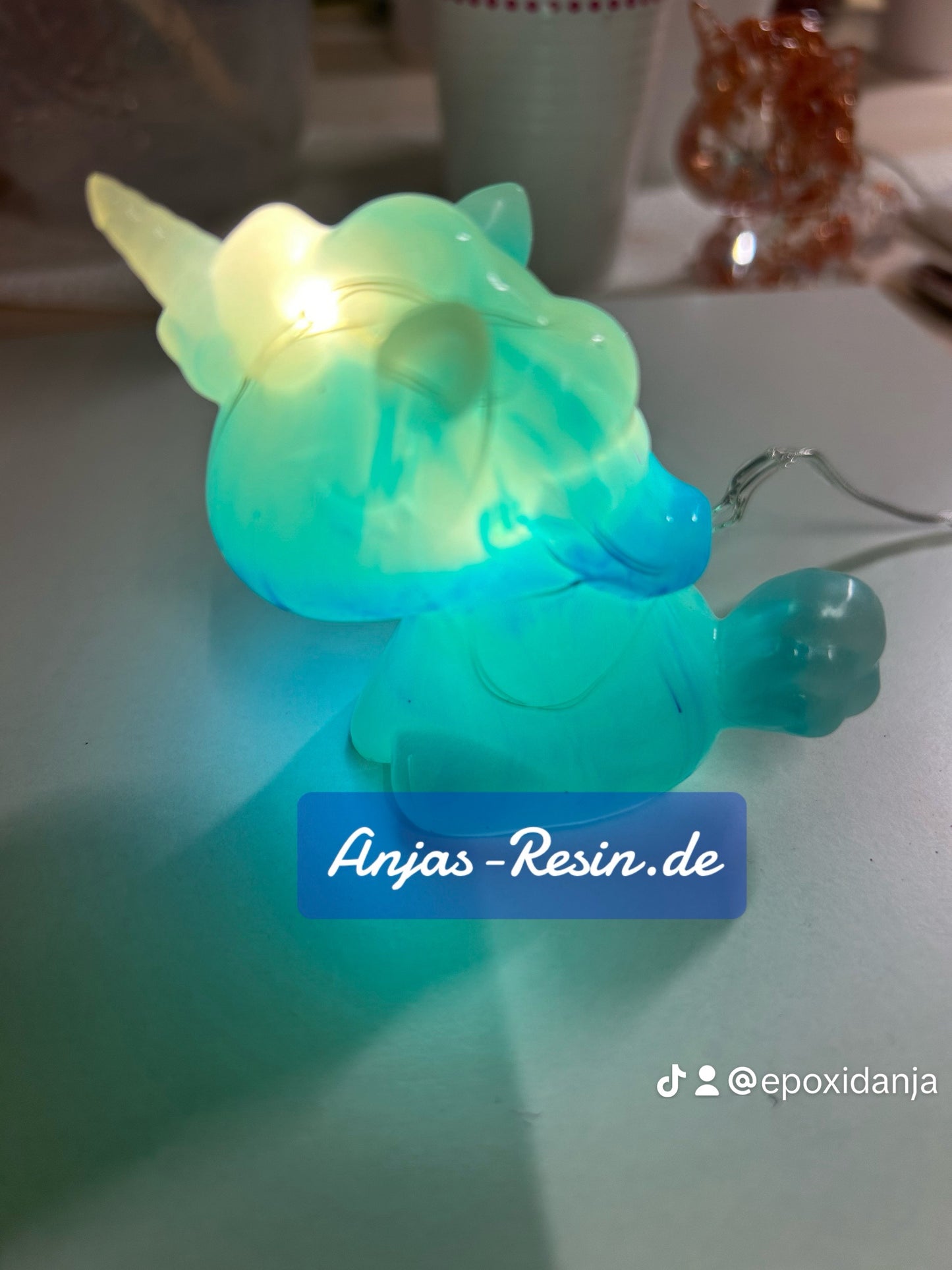 Einhorn beleuchtet