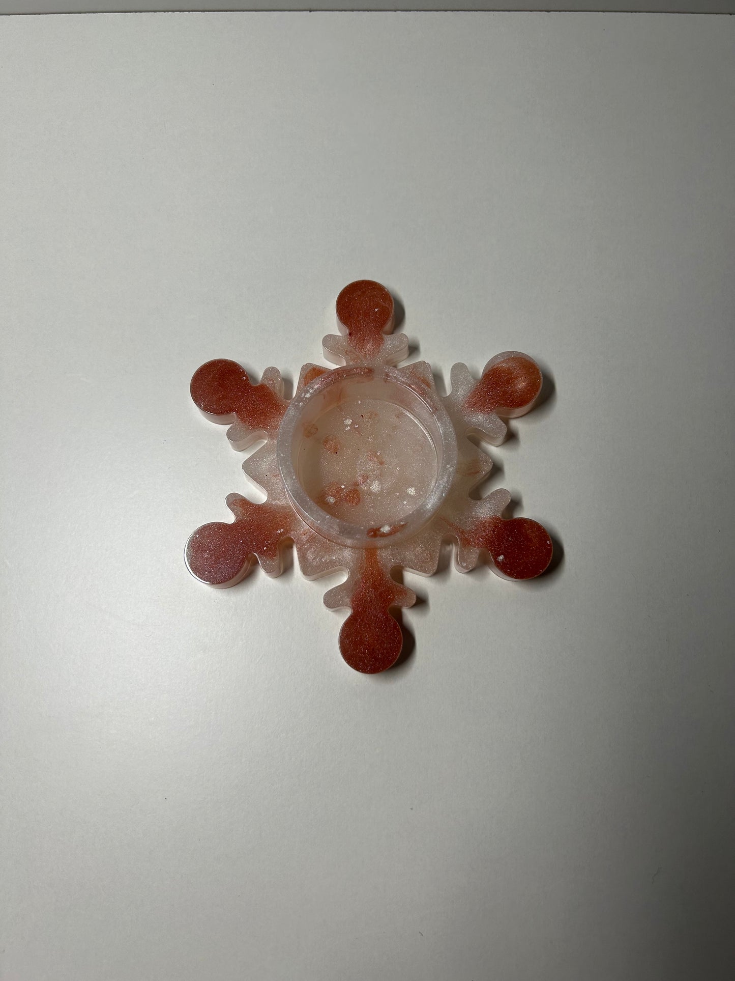 Teelichthalter Schneeflocke