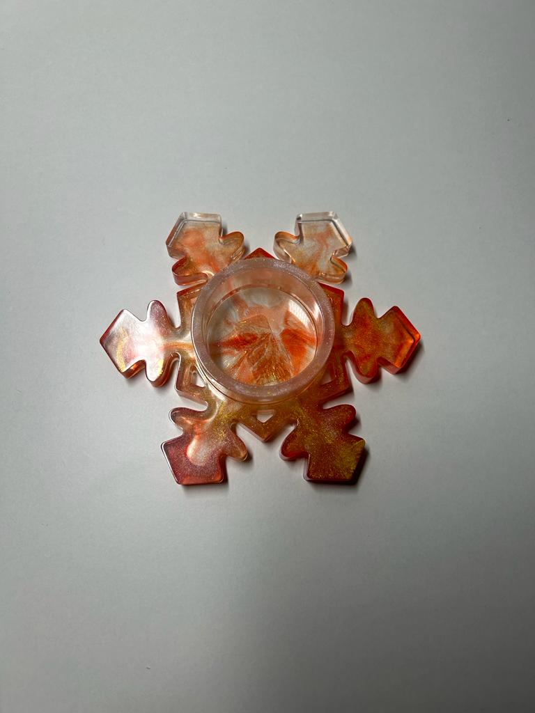 Teelichthalter Schneeflocke