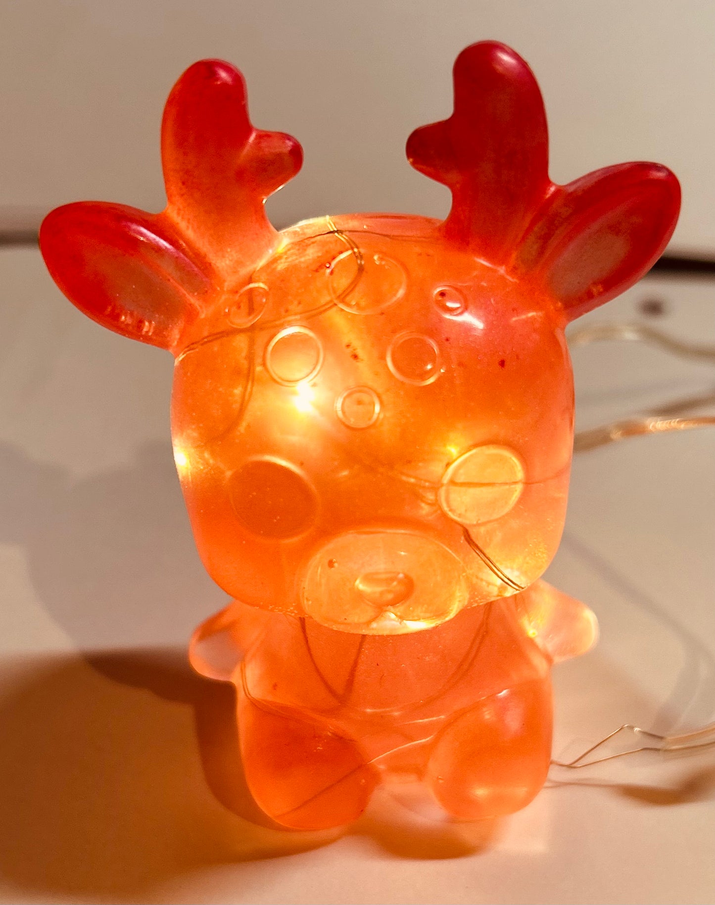 Rentier beleuchtet