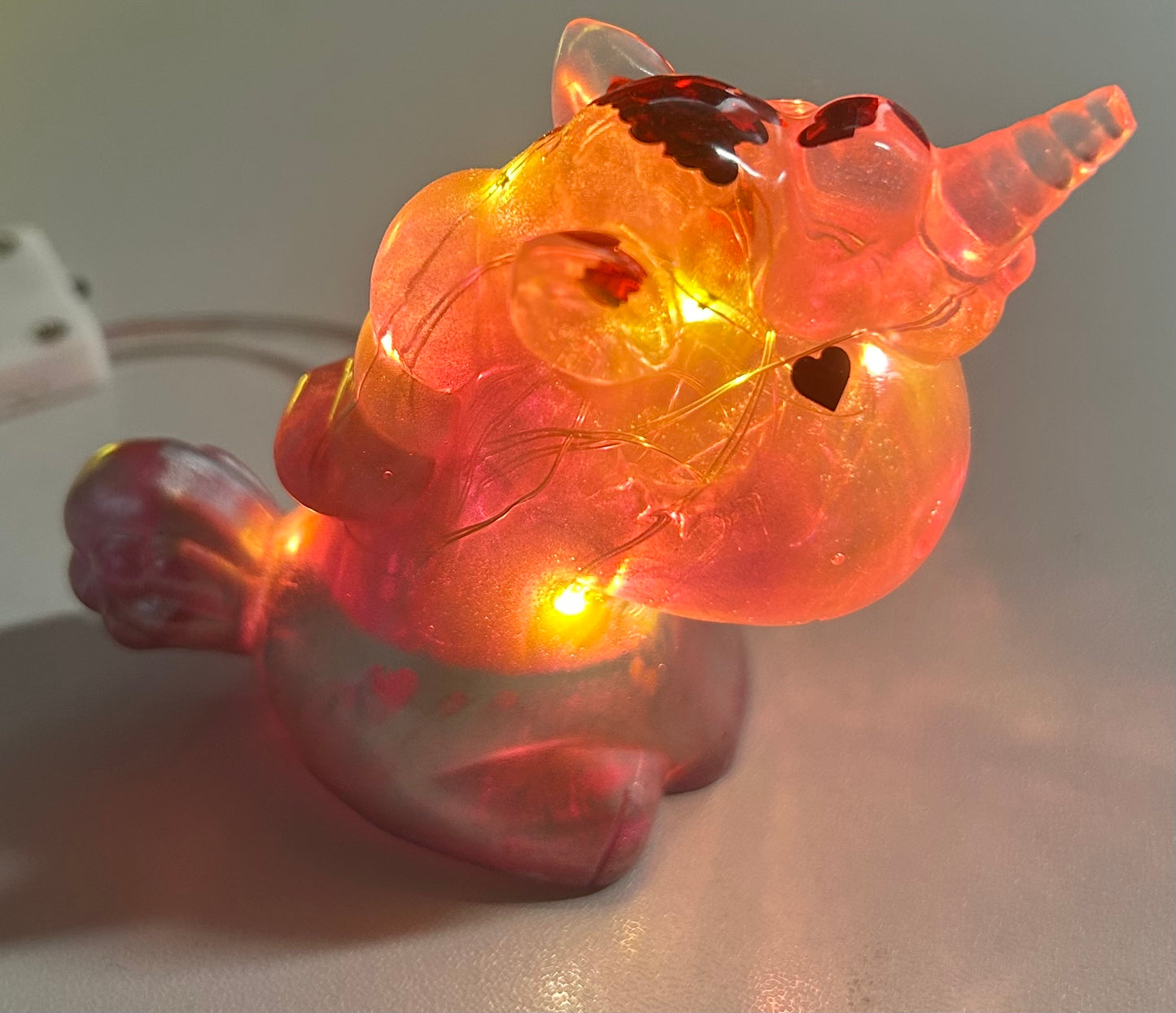 Einhorn beleuchtet