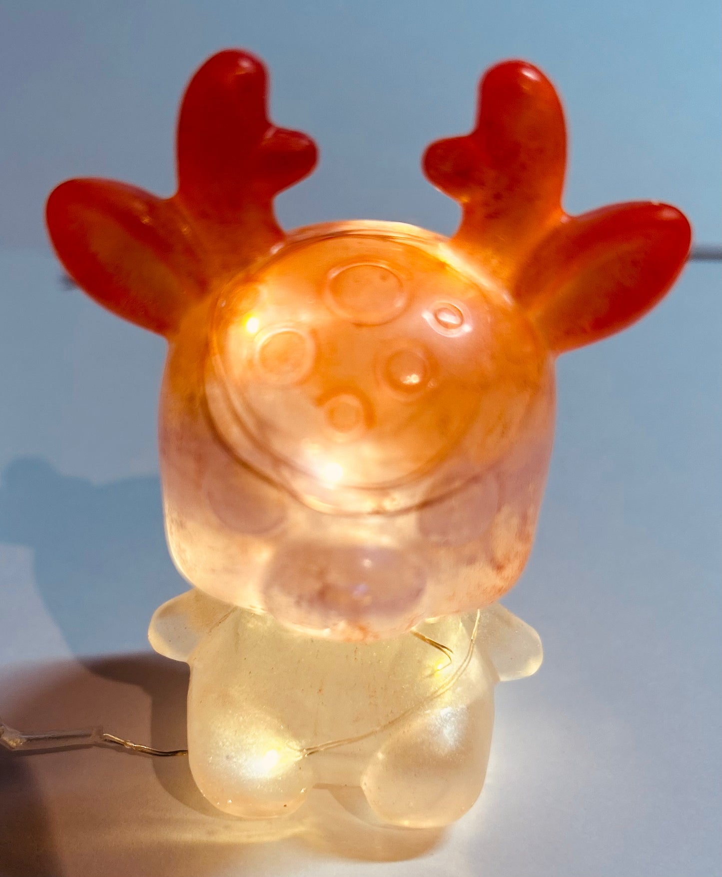 Rentier beleuchtet