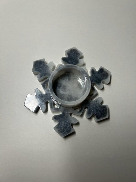 Teelichthalter Schneeflocke